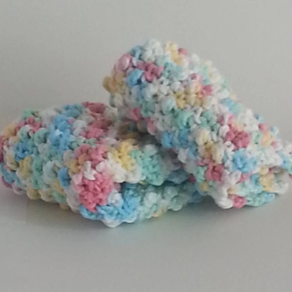 100% Cotton Washcloths, New, Set of 2, Tex… - Picture 1 of 2